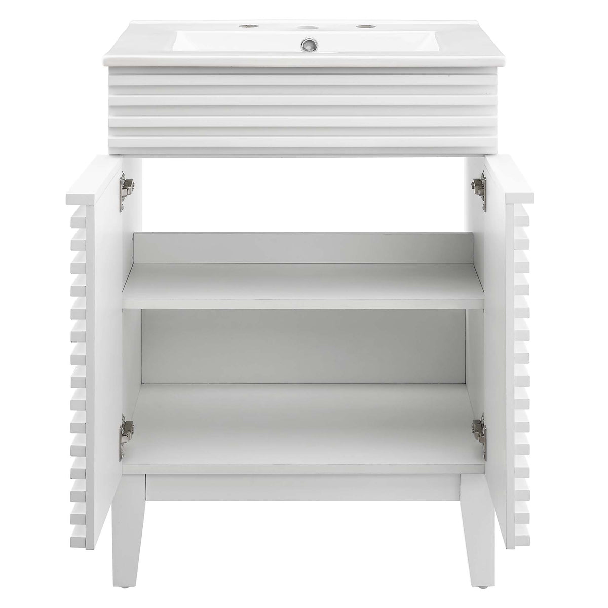 Render 24" Bathroom Vanity - White White
