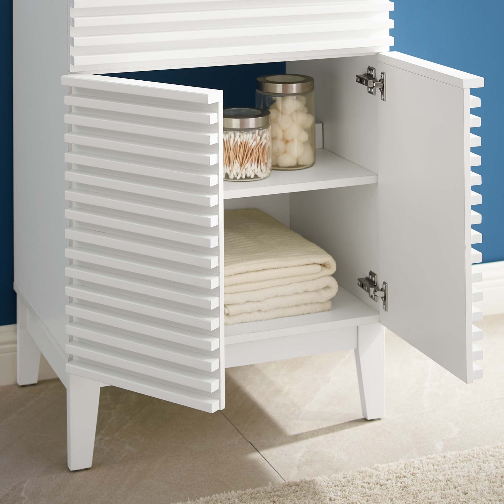 Render 24" Bathroom Vanity - White White