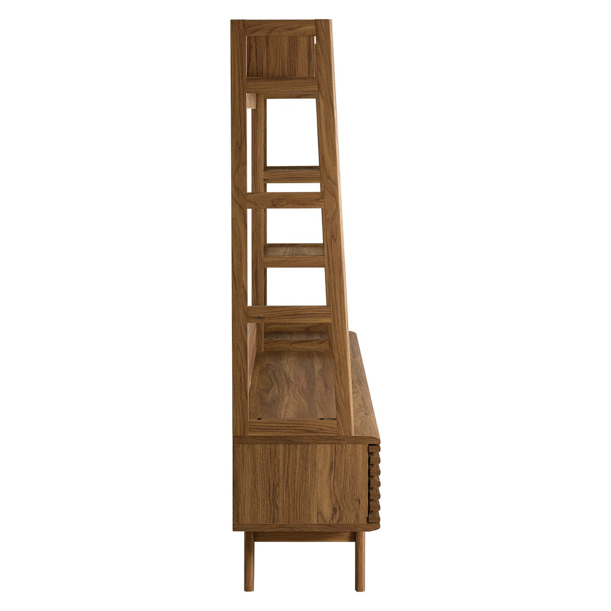 Render TV Stand Entertainment Center - Walnut