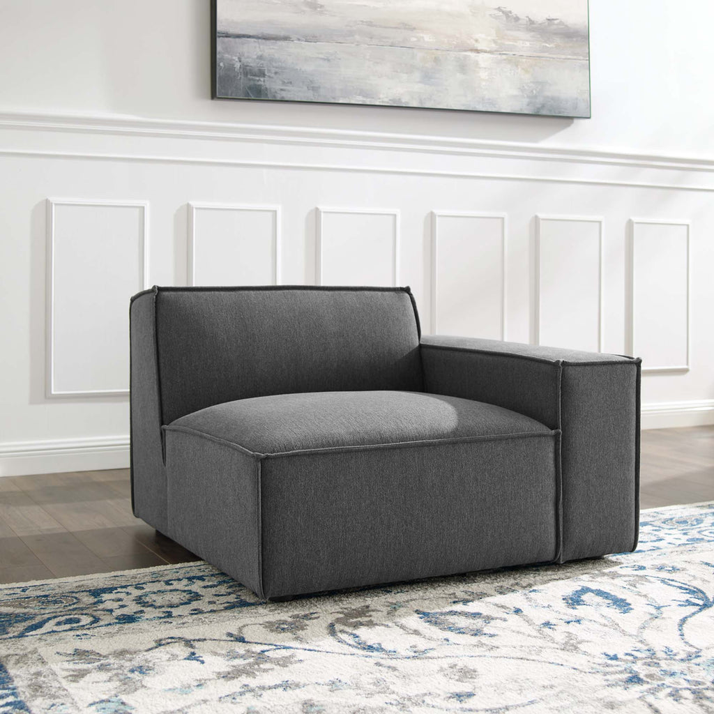 Restore Right-Arm Sectional Sofa Chair - Charcoal