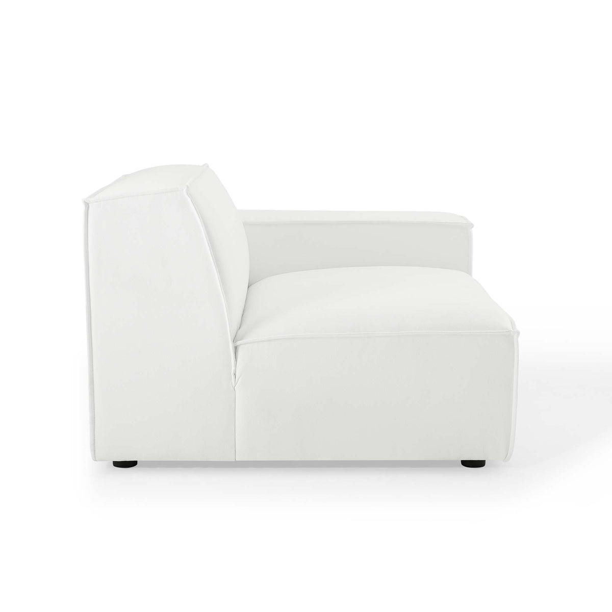 Restore Right-Arm Sectional Sofa Chair - White