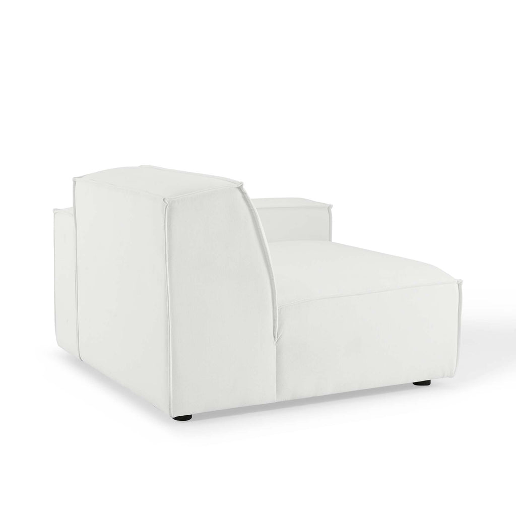 Restore Right-Arm Sectional Sofa Chair - White