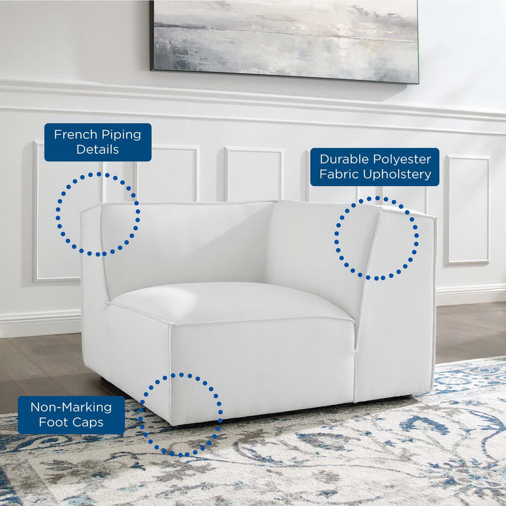 Restore Sectional Sofa Corner Chair - White