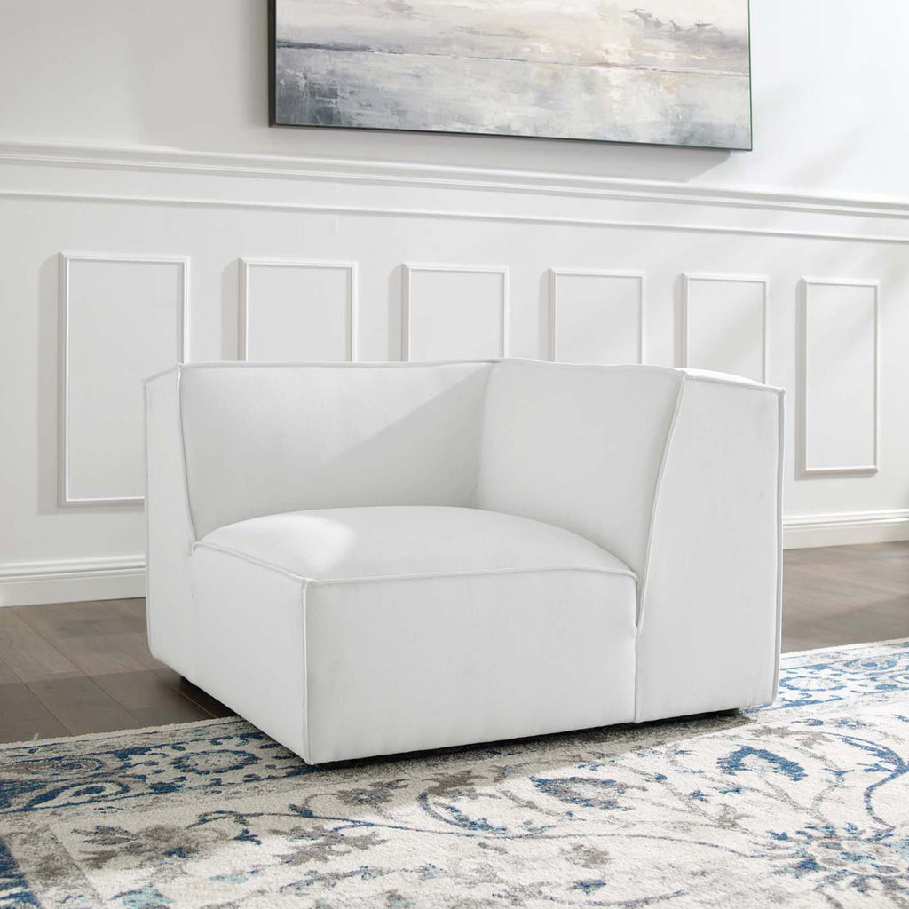 Restore Sectional Sofa Corner Chair - White