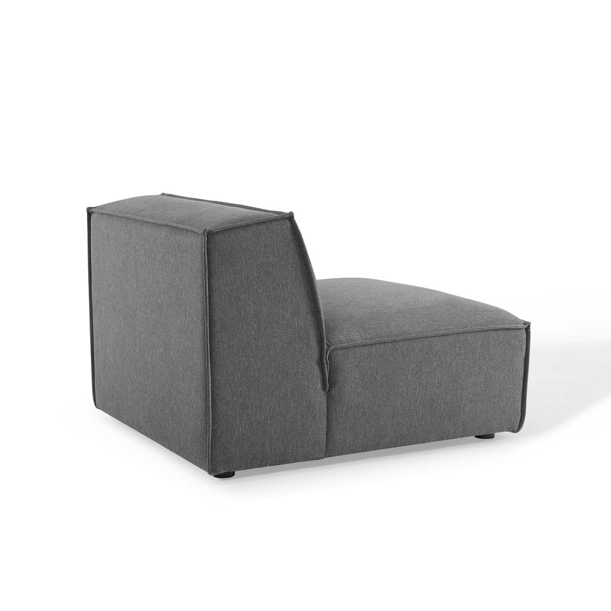 Restore Sectional Sofa Armless Chair - Charcoal