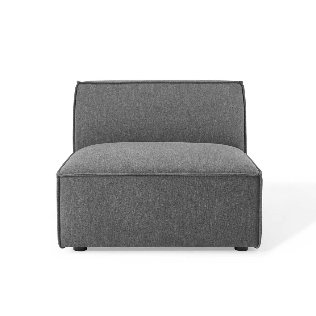 Restore Sectional Sofa Armless Chair - Charcoal