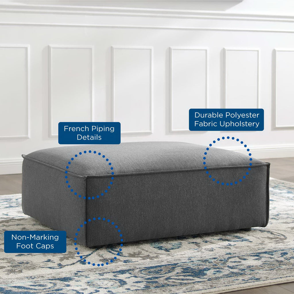 Restore Ottoman - Charcoal