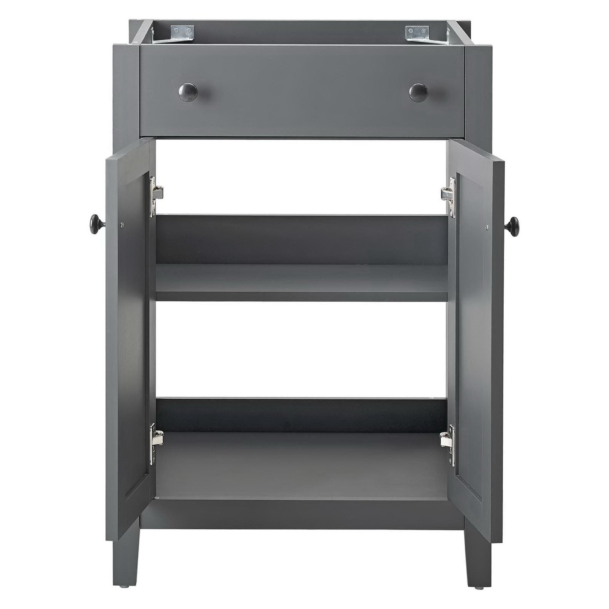 Nantucket 24" Bathroom Vanity Cabinet (Sink Basin Not Included) - Gray