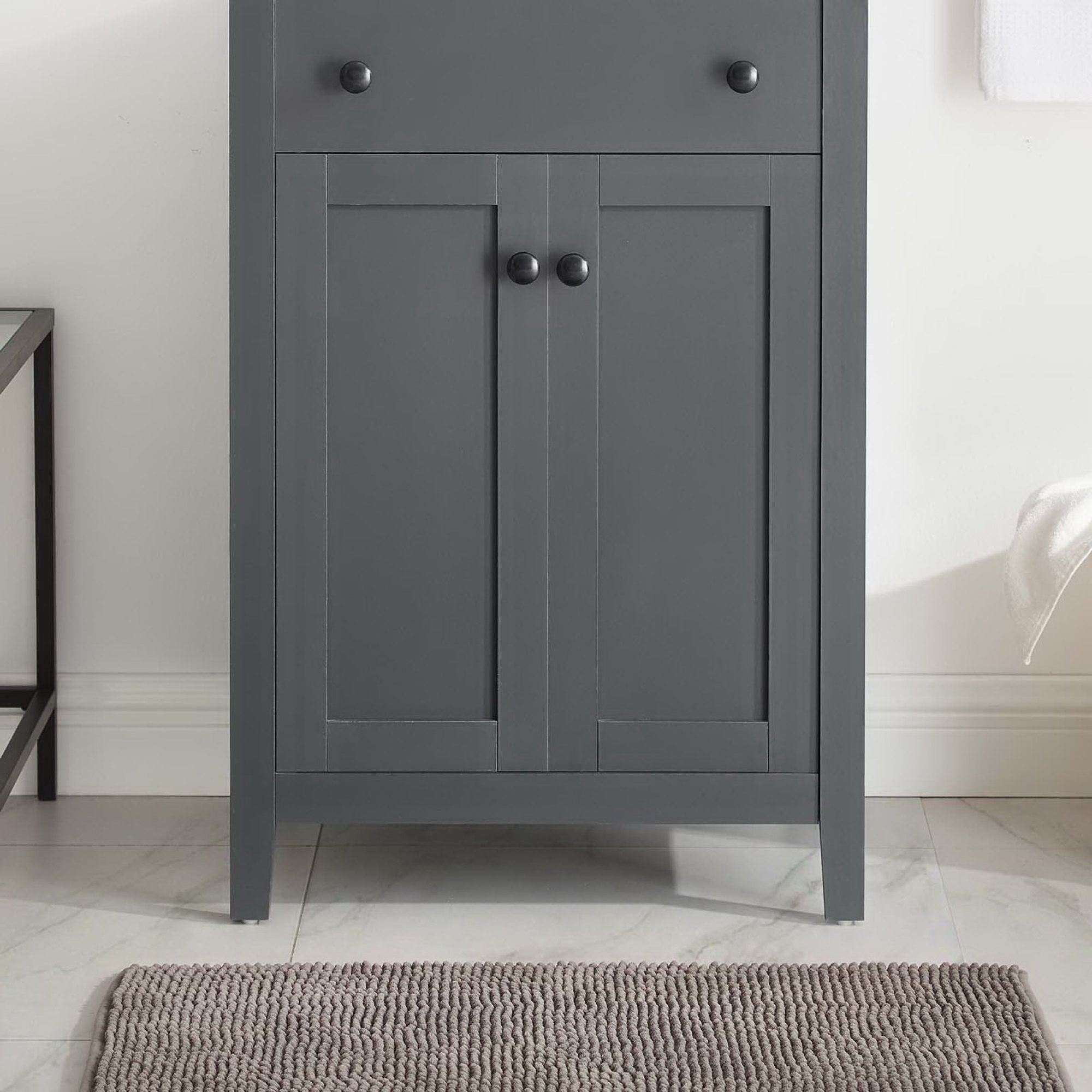 Nantucket 24" Bathroom Vanity Cabinet (Sink Basin Not Included) - Gray
