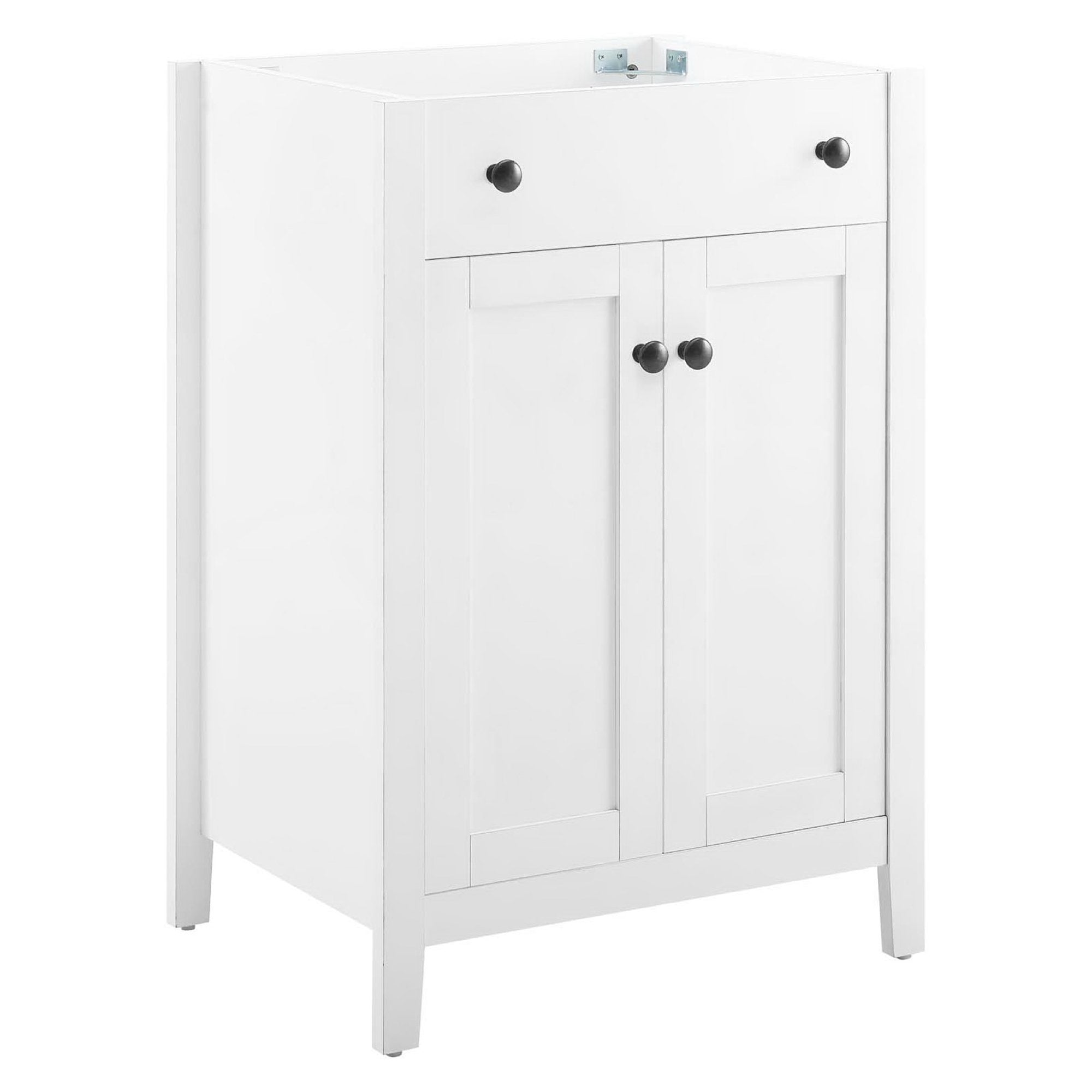 Nantucket 24" Bathroom Vanity Cabinet (Sink Basin Not Included) - White