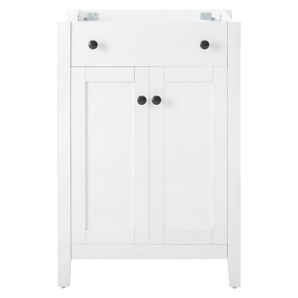 Nantucket 24" Bathroom Vanity Cabinet (Sink Basin Not Included) - White