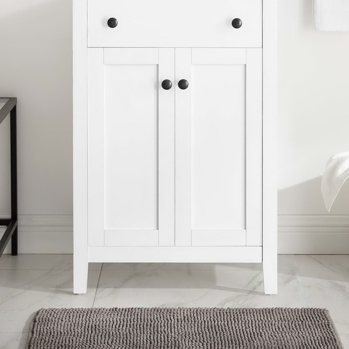 Nantucket 24" Bathroom Vanity Cabinet (Sink Basin Not Included) - White