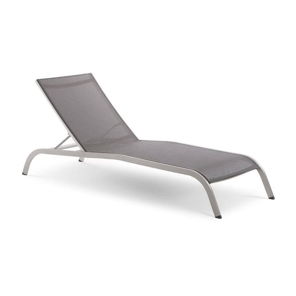 Savannah 3 Piece Outdoor Patio Mesh Set - Gray
