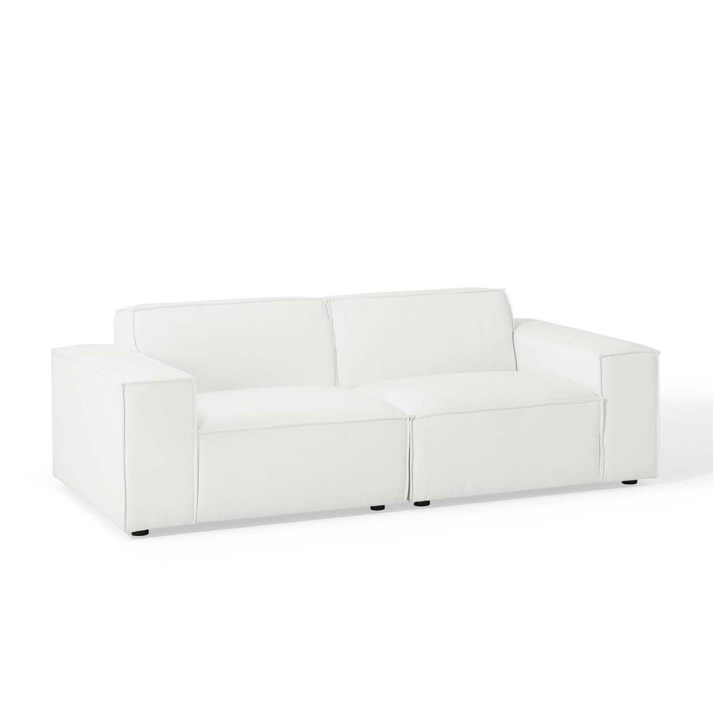 Restore 2-Piece Sectional Sofa - White