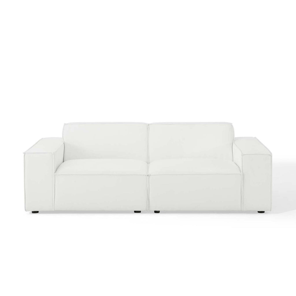 Restore 2-Piece Sectional Sofa - White