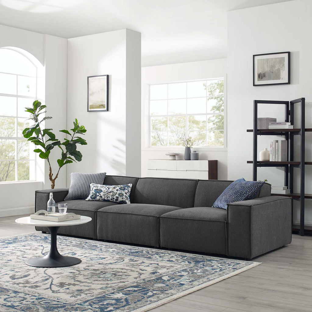 Restore 3-Piece Sectional Sofa - Charcoal