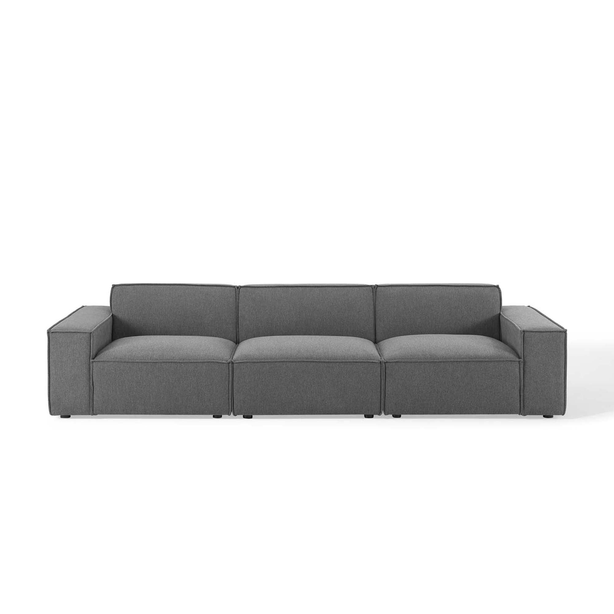 Restore 3-Piece Sectional Sofa - Charcoal