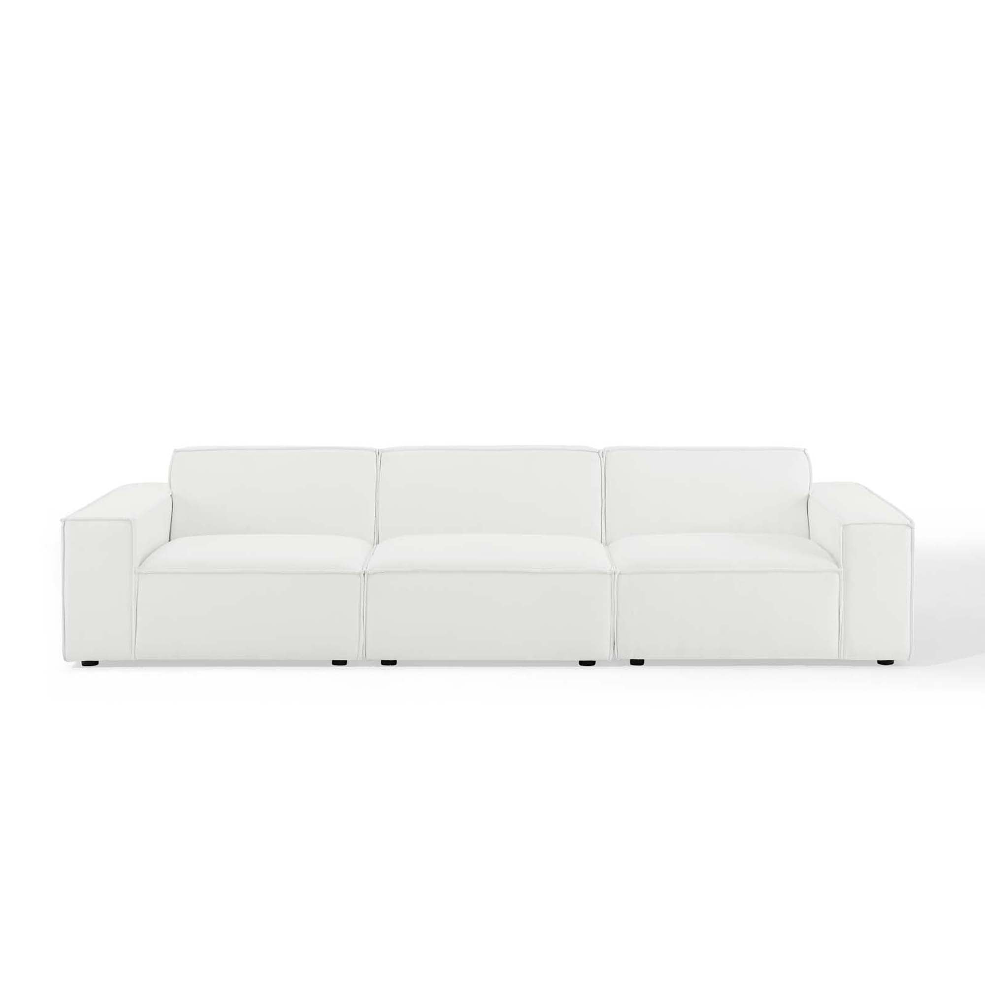 Restore 3-Piece Sectional Sofa - White