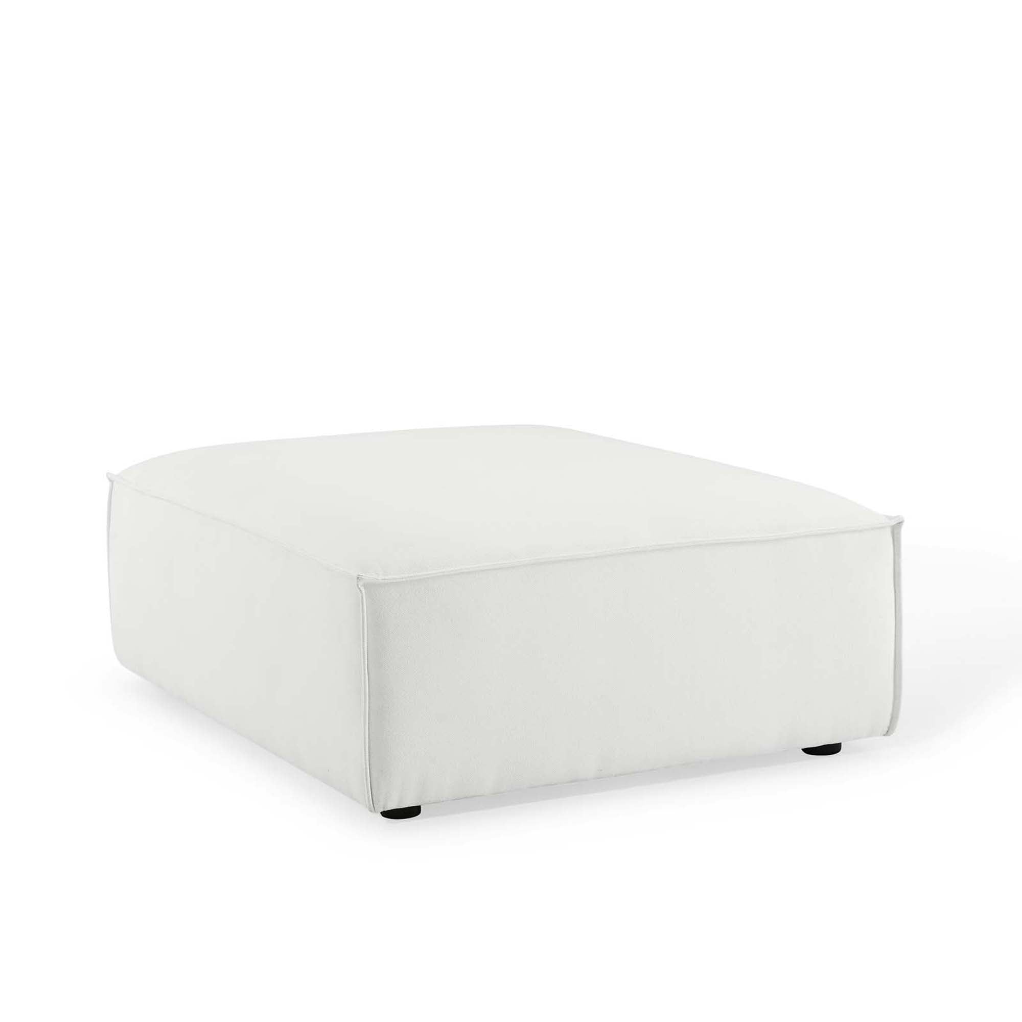 Restore 4-Piece Sectional Sofa - White (Chair, Ottoman, Chair, Armless Chair)