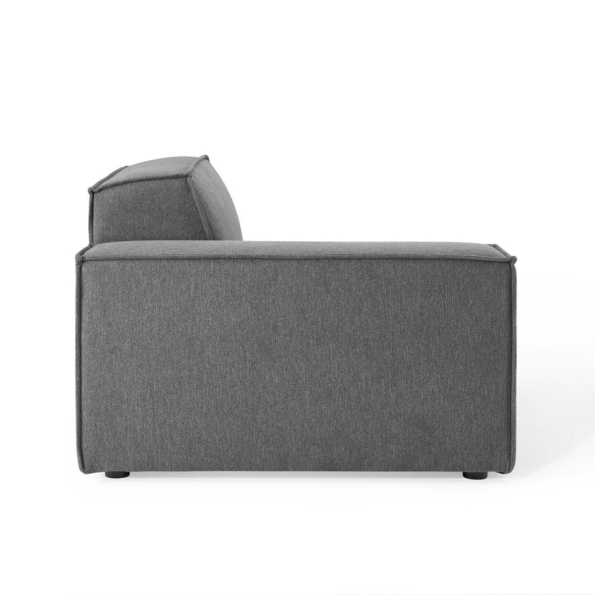 Restore 4-Piece Sectional Sofa - Charcoal (Chair, Chair, 2 Armless Chairs)