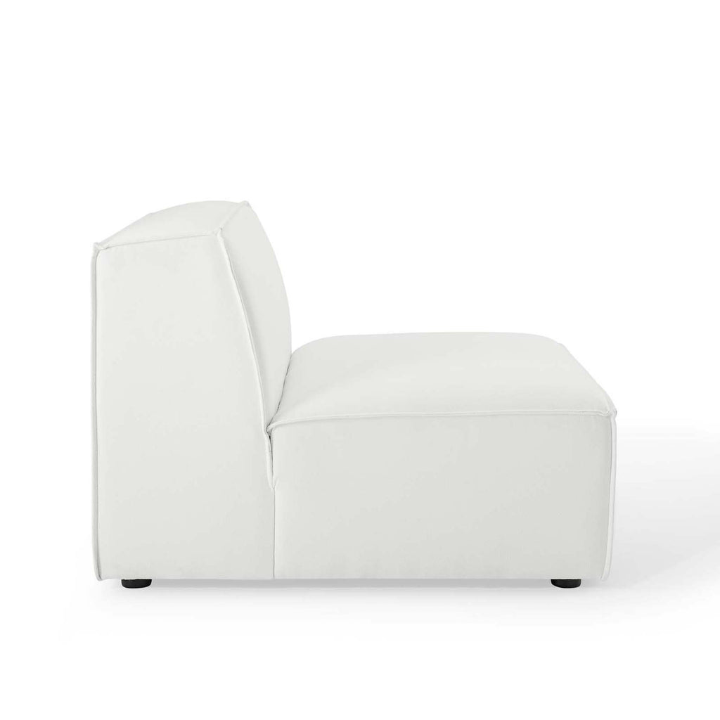 Restore 4-Piece Sectional Sofa - White (Chair, Chair, 2 Armless Chairs)