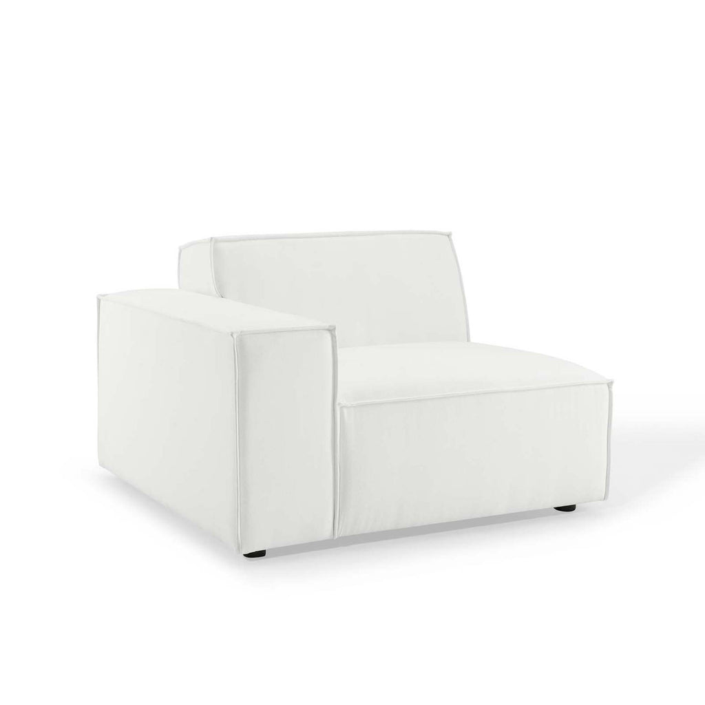 Restore 4-Piece Sectional Sofa - White (Chair, Chair, 2 Armless Chairs)