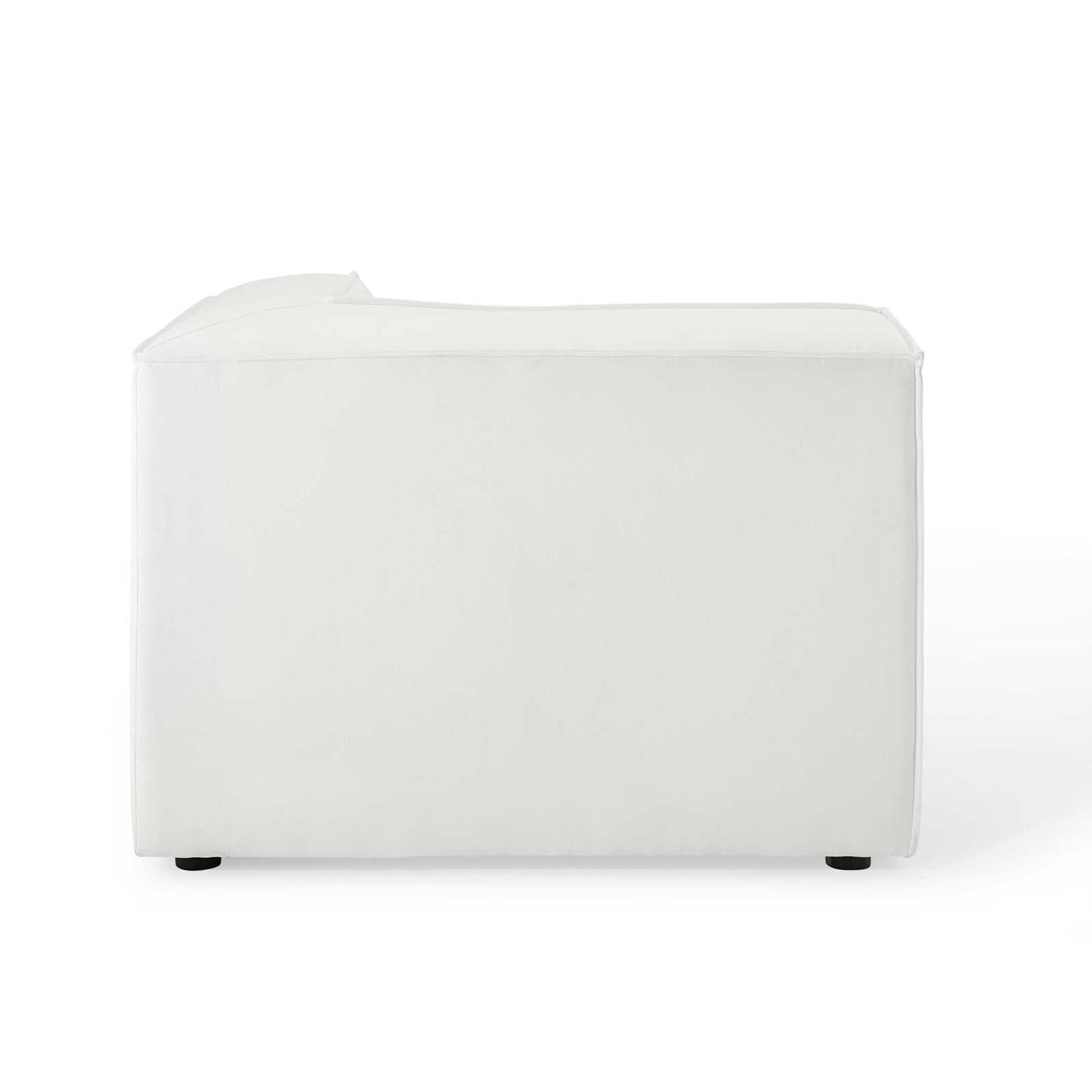 Restore 5-Piece Sectional Sofa - White (Chair, Chair, 2 Armless Chairs, Corner Chair)