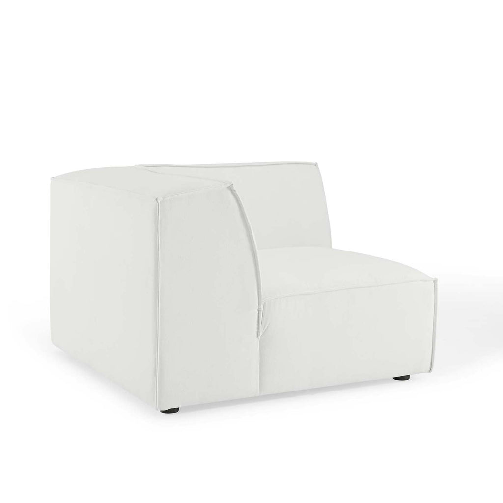 Restore 6-Piece Sectional Sofa - White (Chair, Chair, 3 Armless Chairs, Corner Chair)