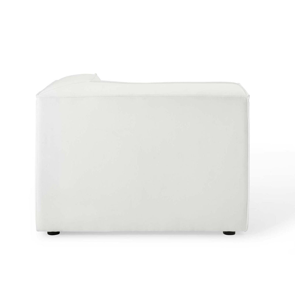 Restore 6-Piece Sectional Sofa - White (Chair, Chair, 3 Armless Chairs, Corner Chair)