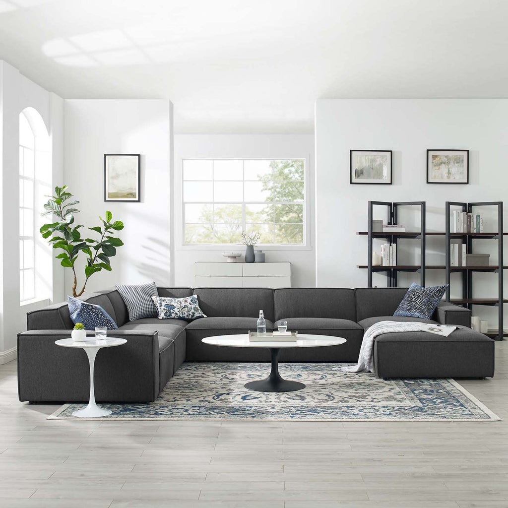 Restore 7-Piece Sectional Sofa - Charcoal