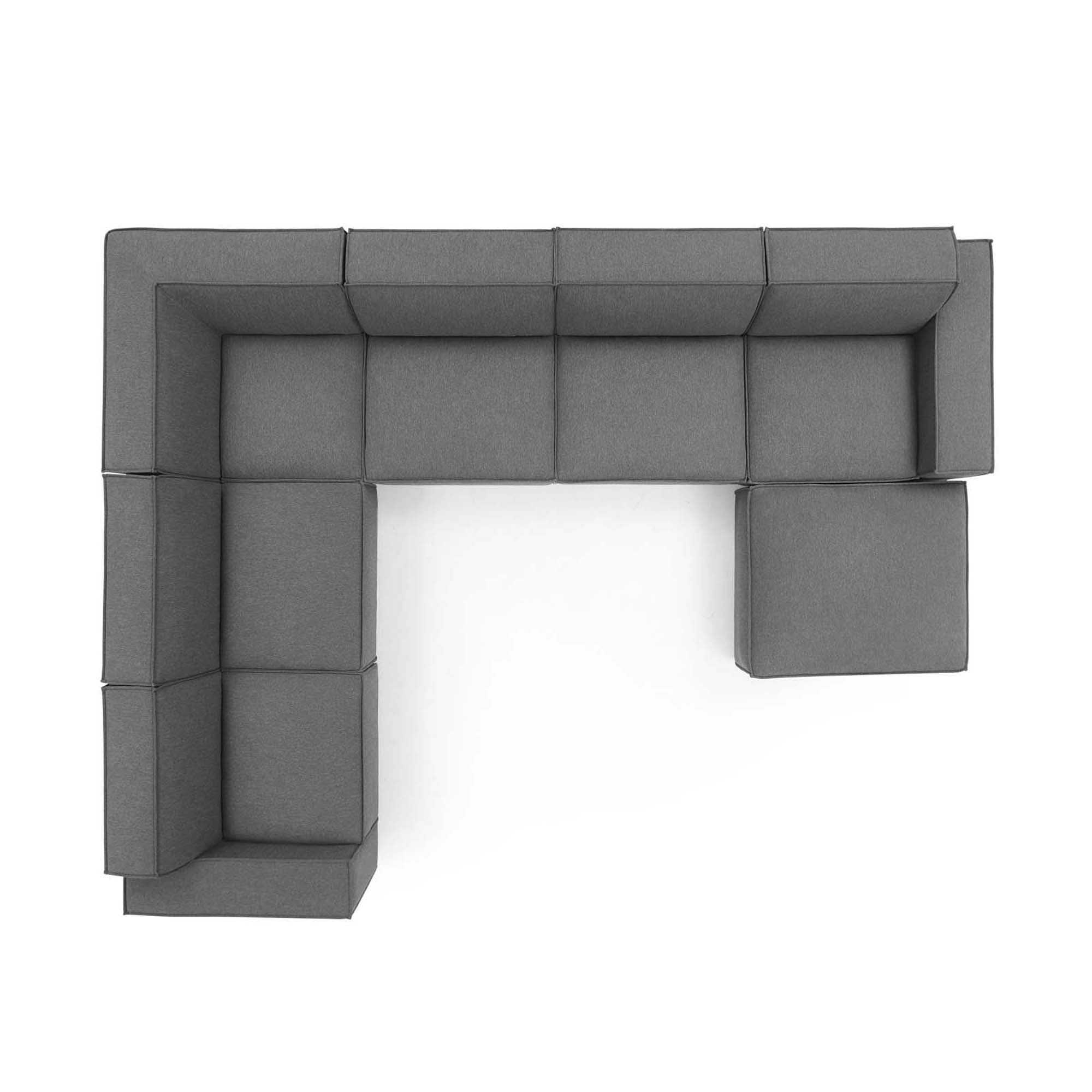 Restore 7-Piece Sectional Sofa - Charcoal