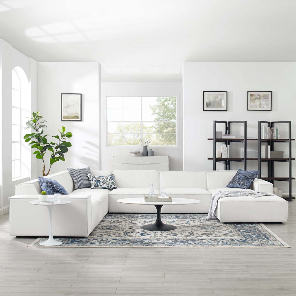 Restore 7-Piece Sectional Sofa - White