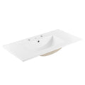 Cayman 36" Bathroom Sink - White