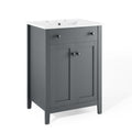 Nantucket 24" Bathroom Vanity - Gray White