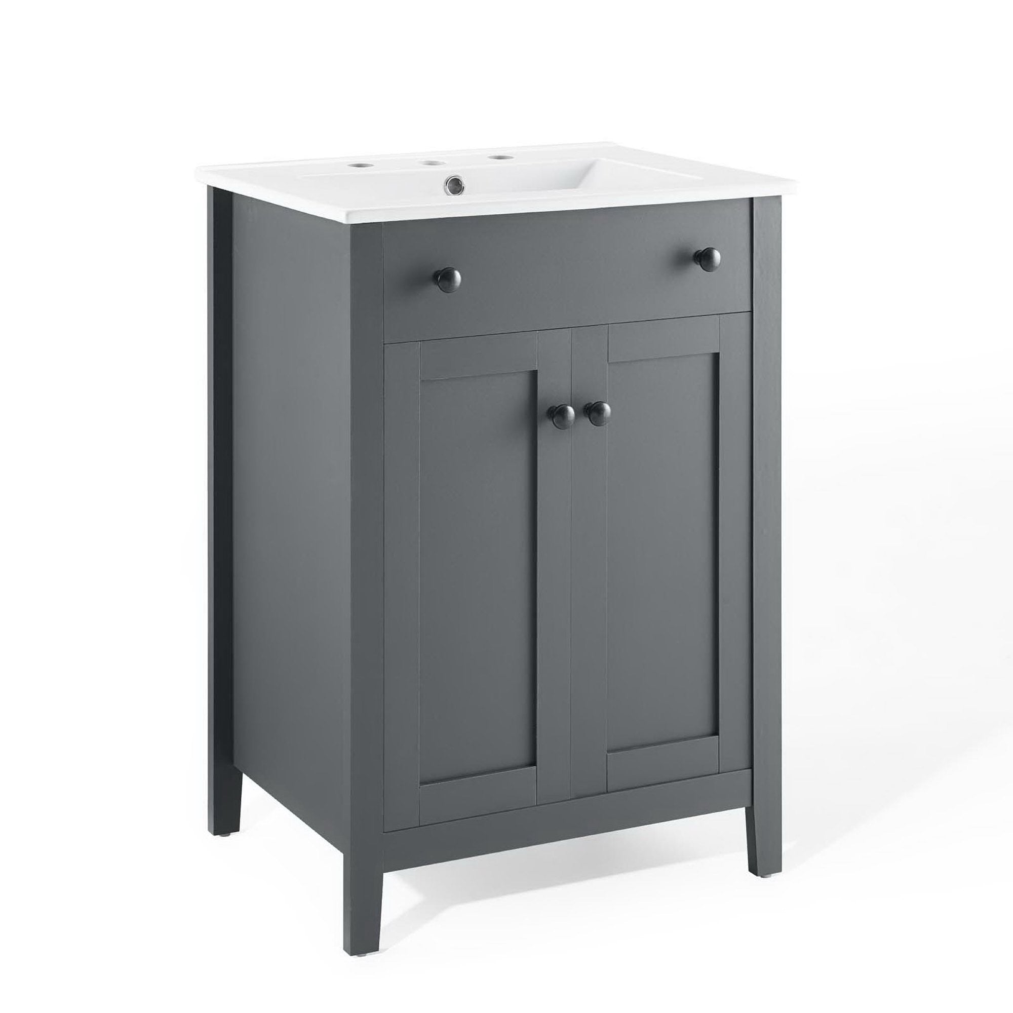 Nantucket 24" Bathroom Vanity - Gray White