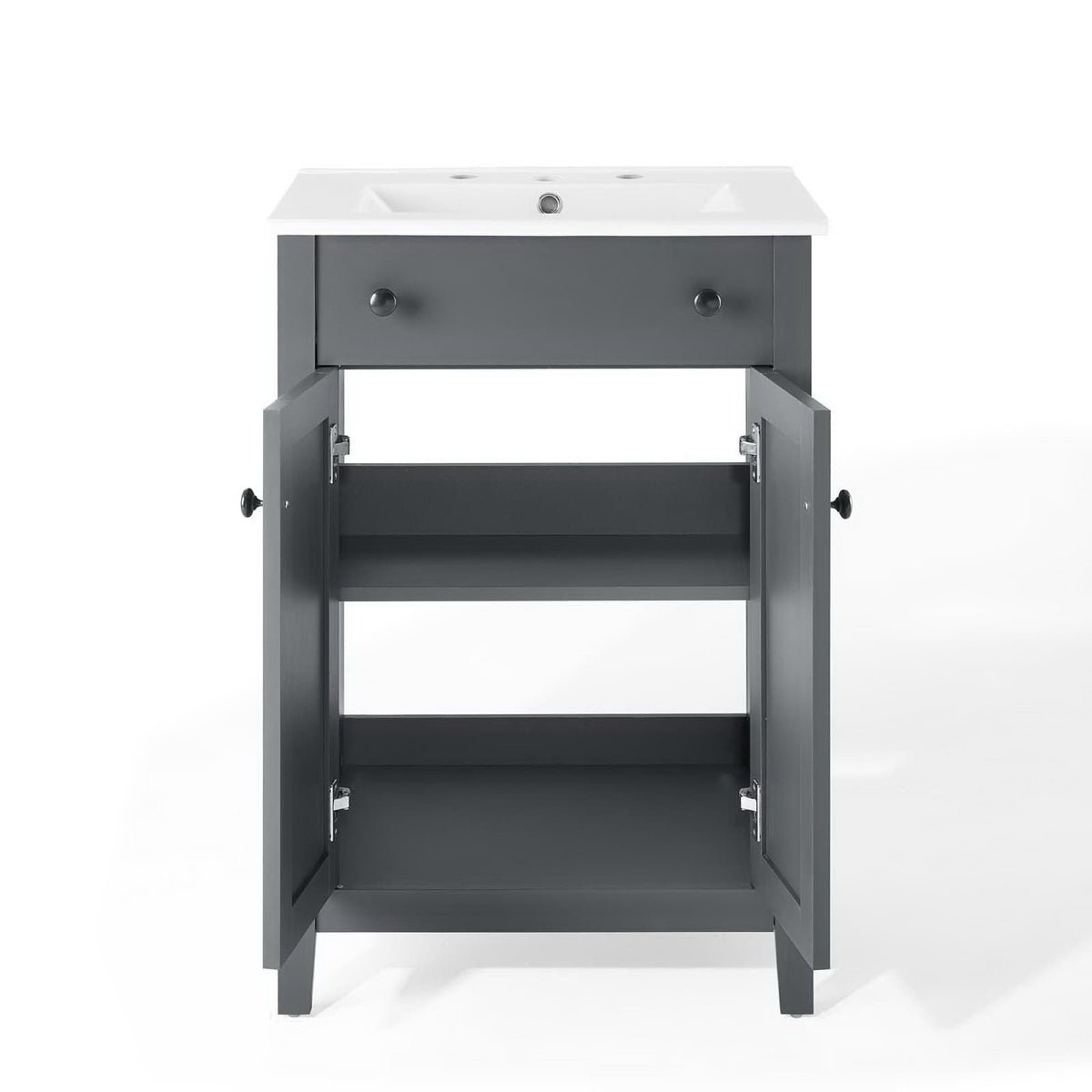 Nantucket 24" Bathroom Vanity - Gray White