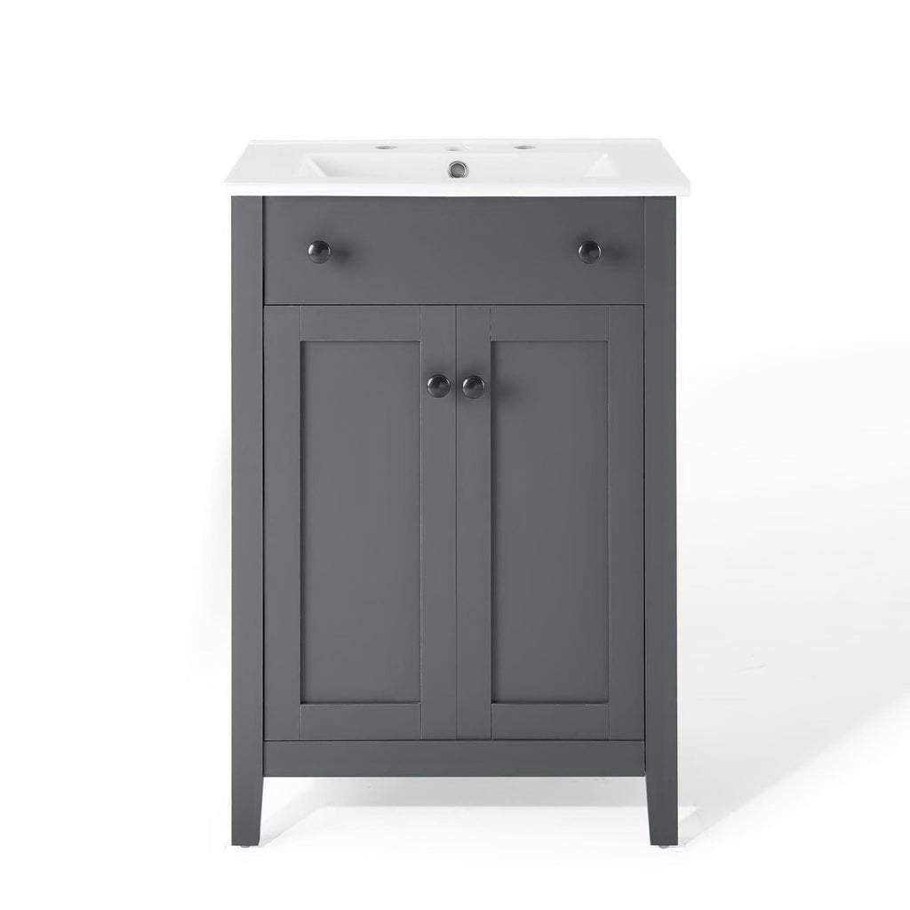 Nantucket 24" Bathroom Vanity - Gray White