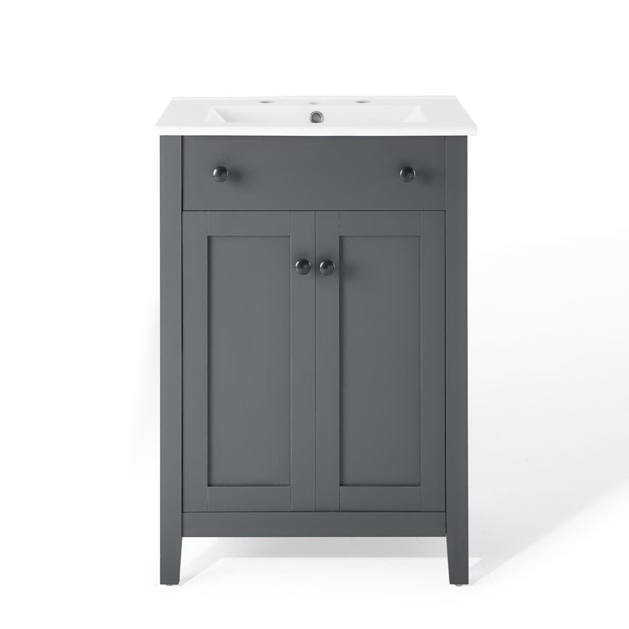 Nantucket 24" Bathroom Vanity - Gray White