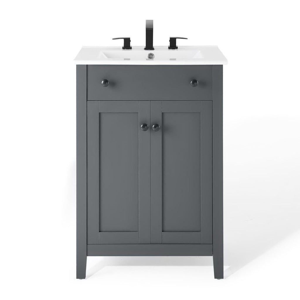 Nantucket 24" Bathroom Vanity - Gray White