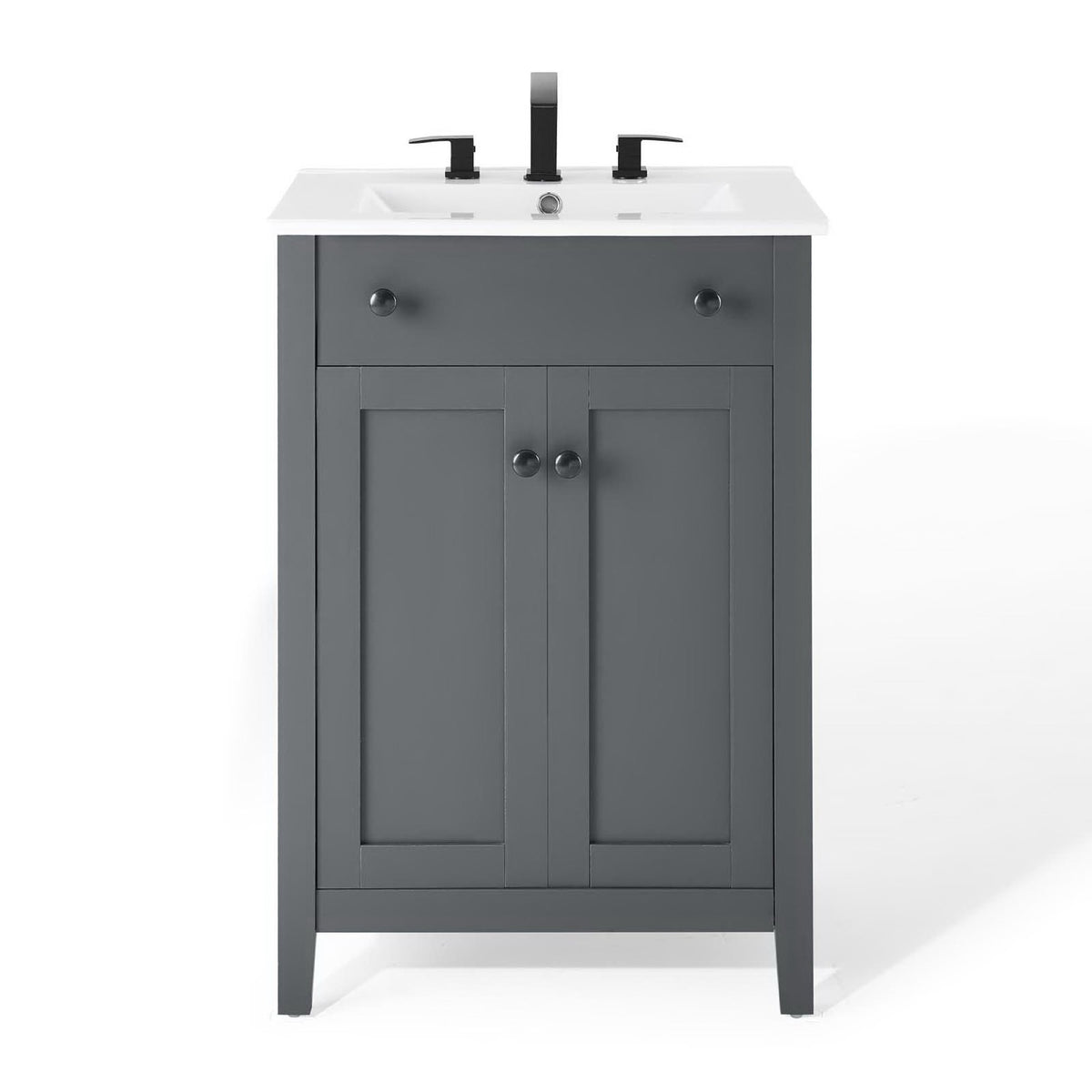 Nantucket 24" Bathroom Vanity - Gray White