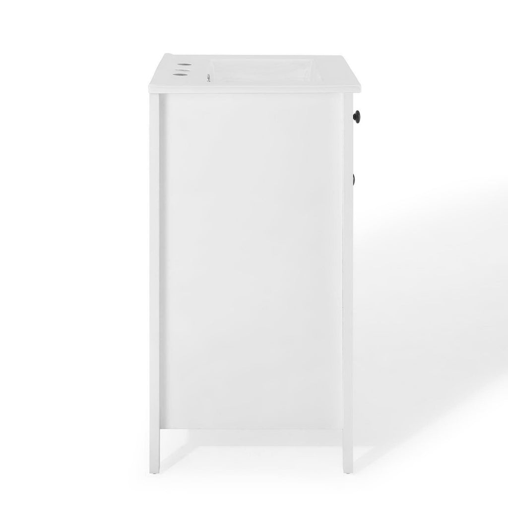 Nantucket 24" Bathroom Vanity - White White