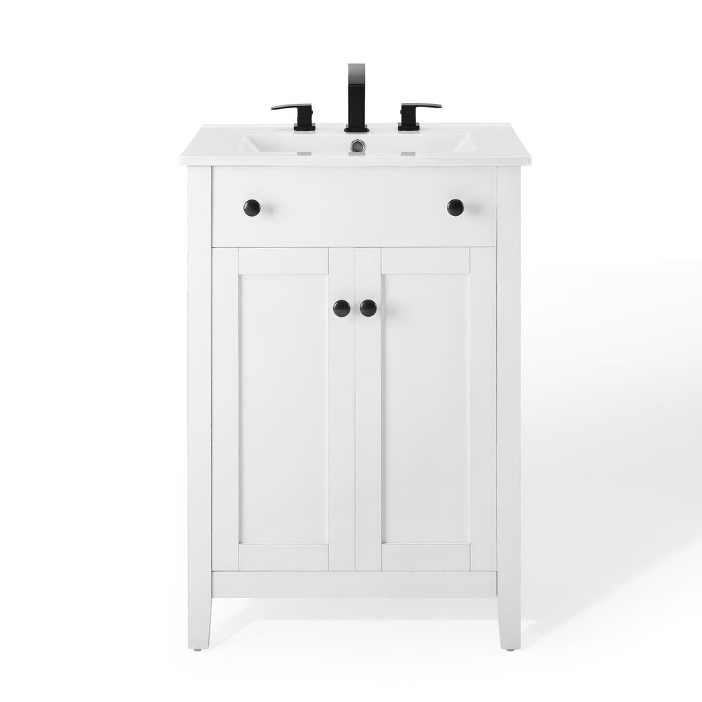 Nantucket 24" Bathroom Vanity - White White