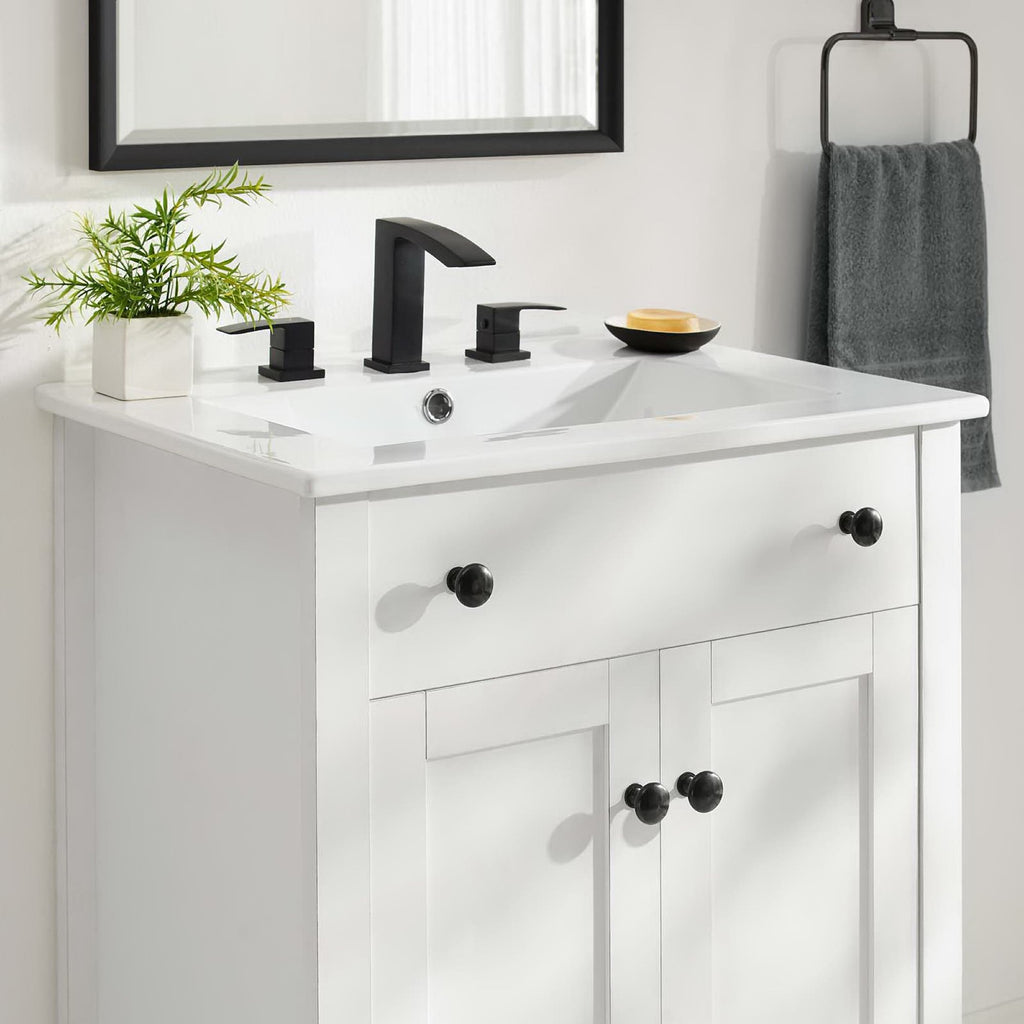 Nantucket 24" Bathroom Vanity - White White