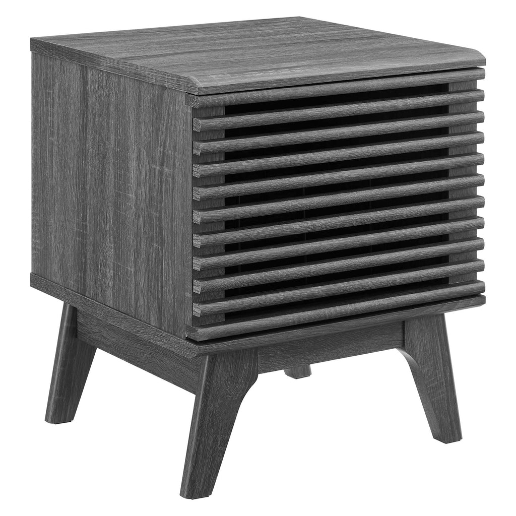 Render Vinyl Record Display Stand - Charcoal (EEI-4262-CHA)
