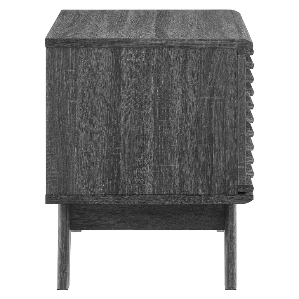 Render Vinyl Record Display Stand - Charcoal (EEI-4262-CHA)