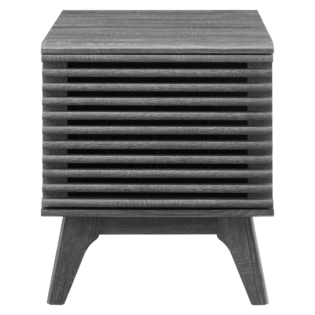 Render Vinyl Record Display Stand - Charcoal (EEI-4262-CHA)