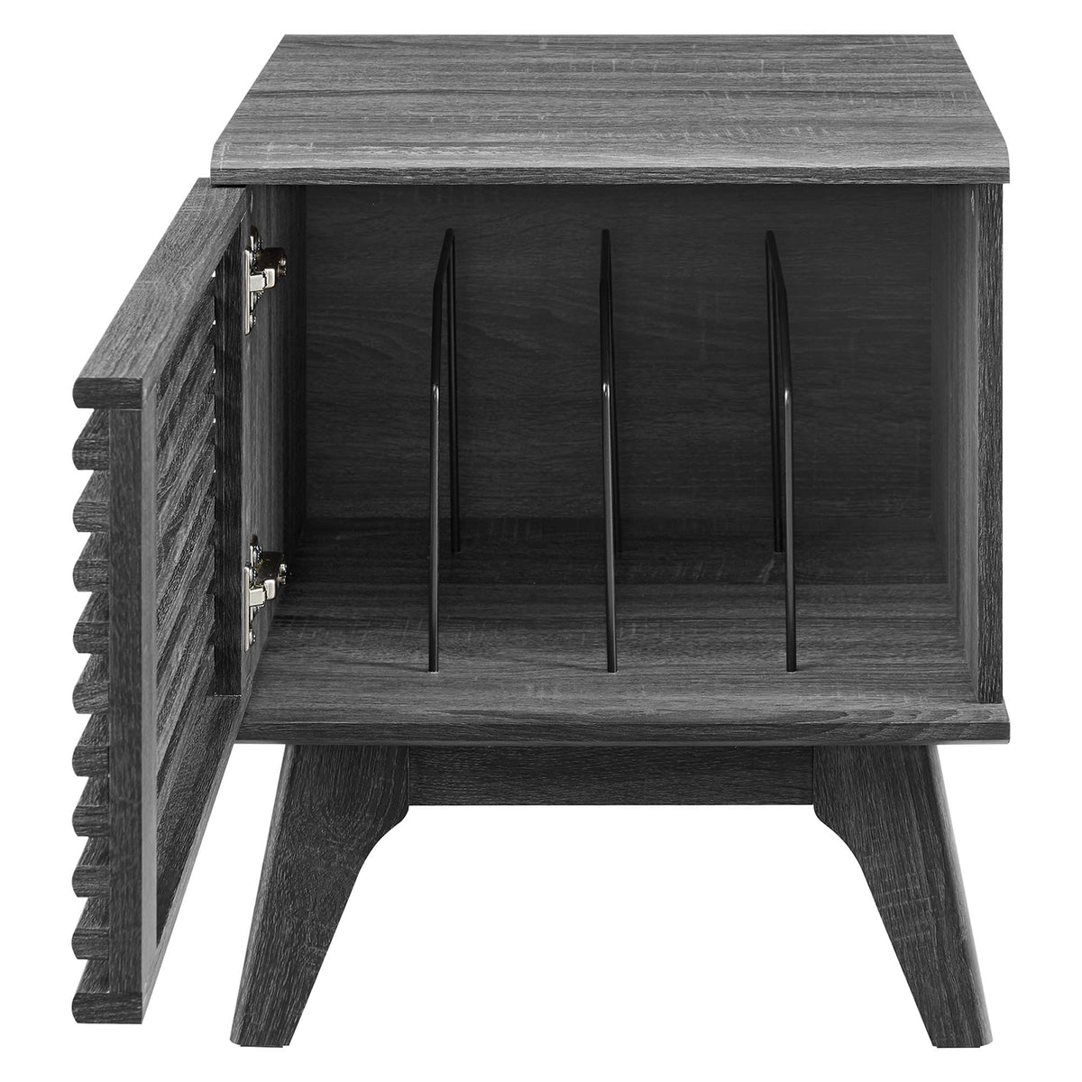 Render Vinyl Record Display Stand - Charcoal (EEI-4262-CHA)