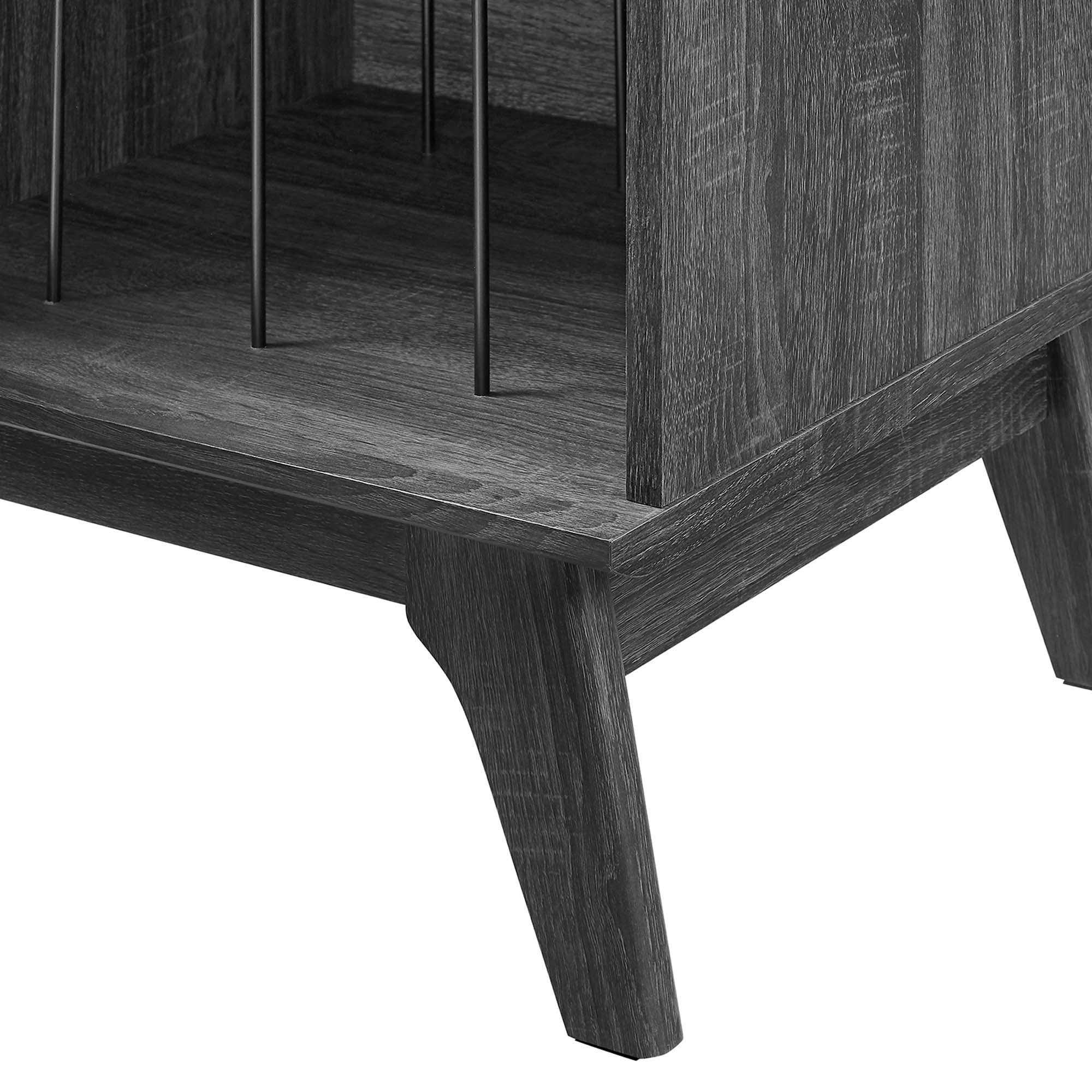 Render Vinyl Record Display Stand - Charcoal (EEI-4262-CHA)