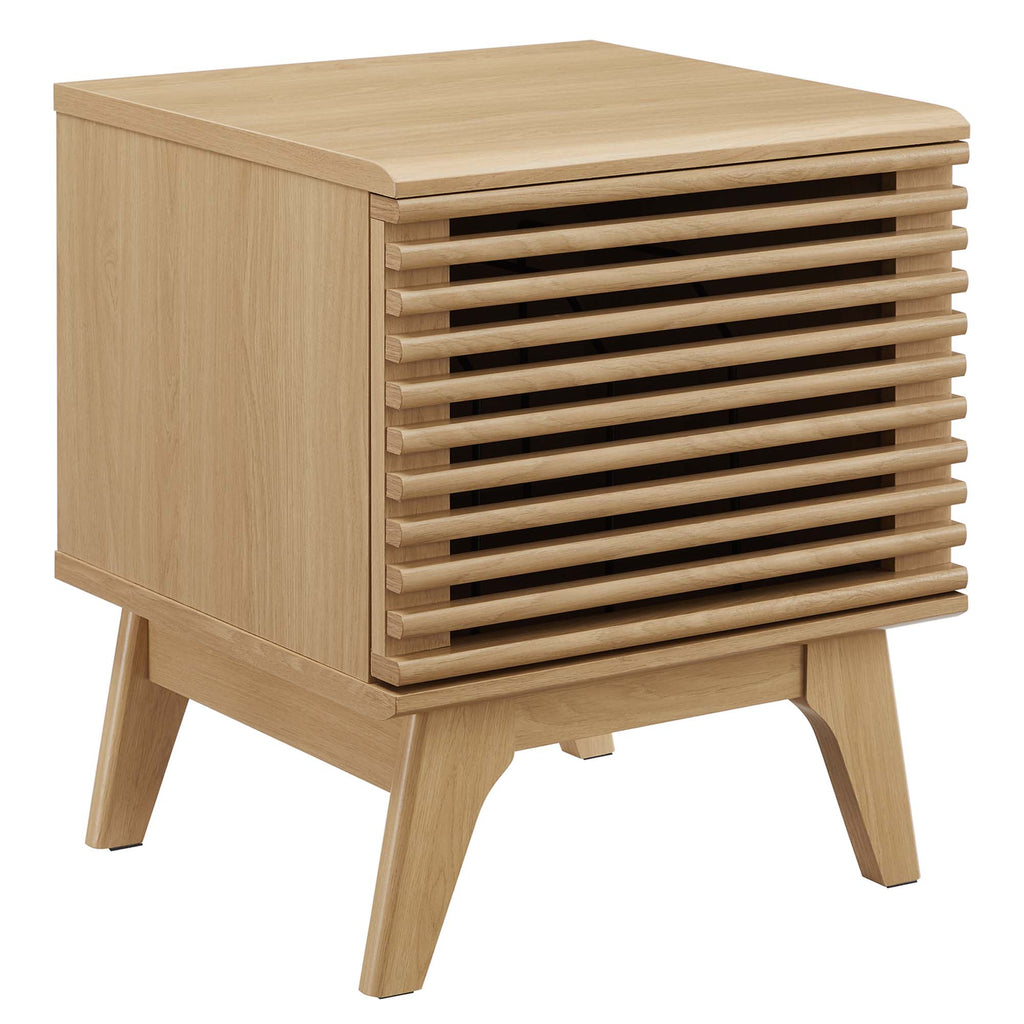 Render Vinyl Record Display Stand - Oak (EEI-4262-OAK)