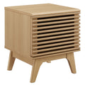 Render Vinyl Record Display Stand - Oak (EEI-4262-OAK)